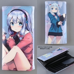 Hot Eromanga Sensei Izumi Sagiri PU Puse Wholesale Colorful Fashion Anime Long Wallet