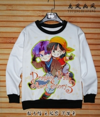 Dragon Ball Z Round Neck Tshirt Long Sleeves Cartoon Anime T shirt (S-XXXL)