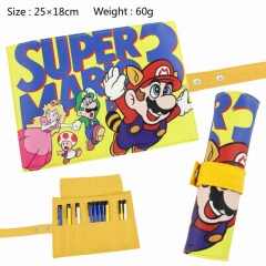 Super Mario Bros Cartoon Pen Case Wholesale Anime Game Pencil Bag