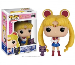 Funko POP Sailor Moon & Luna Japanes Anime PVC Figure #89