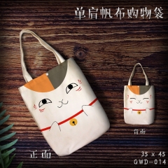 Natsume Yuujinchou Single Shoulder Bag Cartoon Canvas Anime Shopping Bag
