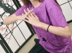 TSUKIUTA Cosplay Pure Cotton Anime T shirts（2Sets）
