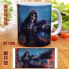 Overwatch Reaper Color Printing Ceramic Mug Anime Cup