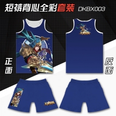King of Glory Vest and Short Pant Anime Costume Suit