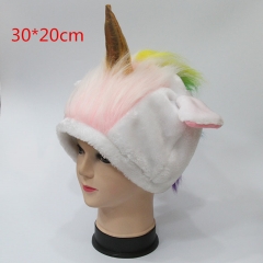 Despicable Me Unicorn Anime Plush Hat 30*20cm