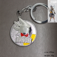 Overwatch Rotate Tracer Pendant Keyring Wholesale Anime Keychain