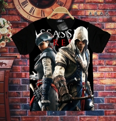 Assassin's Creed Short Sleeves Cartoon Anime T shirt ( S-XXXL )