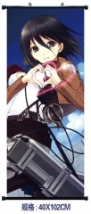 Game Attack On Titan Anime Character Girl Fancy Wallscrolls