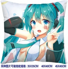Hatsune Miku Anime Pillow 45*45CM （two-sided）