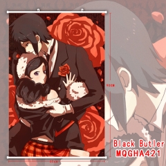 Kuroshitsuji Japanese Cartoon Cosplay Fashion Design High Quality Anime Wallscrolls 60*90CM