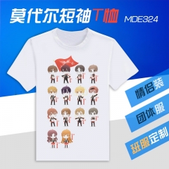 Glory Cartoon Pattern Short Sleeves Modal Anime T shirts