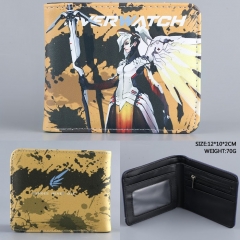 Overwatch Angel PU Folding Purse Anime Wallet