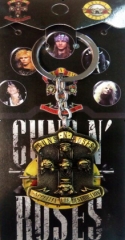 Guns N' Roses Anime Keychain