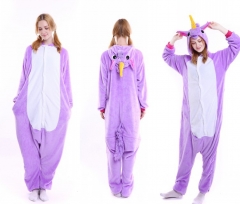 Purple Unicorn Animal Pyjamas (S,M,L,XL)