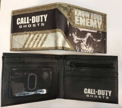 Call of Duty Ghosts Game Standard Size PU Leather Wallet