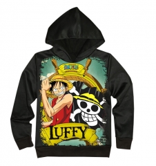 One Piece Long Sleeves Japanese Cartoon Sweater Anime Hoodie (S-XXXL)