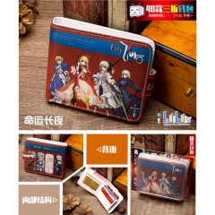 Fate Stay Night High Quality PU Purse Cosplay New Products Anime Short Wallet