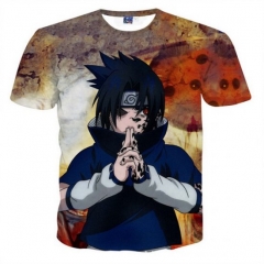 Naruto 3D Unisex Tshirt Short Sleeves Anime T shirt