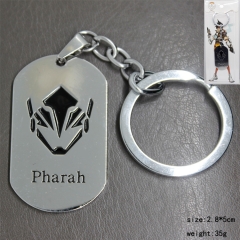 Overwatch Silver Pharah Pendant Keyring Wholesale Anime Keychain