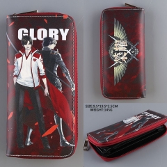 Glory Cosplay PU Purse Good Quality Fashion Anime Long Style Wallet