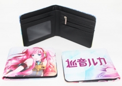 Megurine Luka Wholesale Cartoon PU Purse Bag Anime Wallet