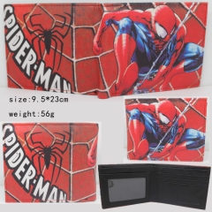 Spider Man Red PU Purse Anime Walllet