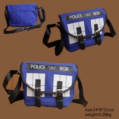 Doctor Who Popular Style Anime Single Shoulder Blue Bag