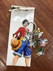 One Piece Decorative Keys Cartoon Pendnat Anime Keychain
