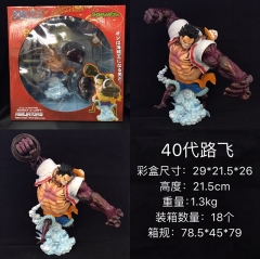One Piece 40 Generation Gear Fourth Luffy Model Cartoon Toys Anime PVC Figure