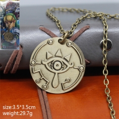 The Legend Of Zelda Fashion Bronze Color Pendant Aniime Necklace