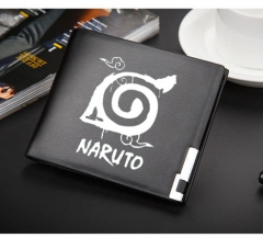 Naruto Cosplay Cartoon High Quality Folding Purse Anime Wallet