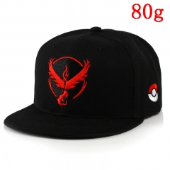Pokemon Cartoon Red Logo Cosplay Hat Embroidery Japanese Anime Baseball Cap 80g
