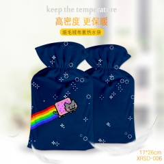 Cosplay For Warm Hands Rainbow Pattern Anime Hot-water Bag