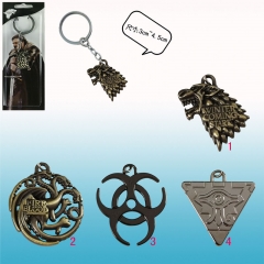 Game of Thrones Cosplay Pendant 3 Style Anime Keychain