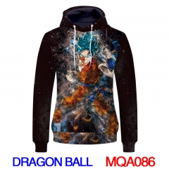 Dragon Ball Z Cosplay Japanese Cartoon Thick Anime Hoodie