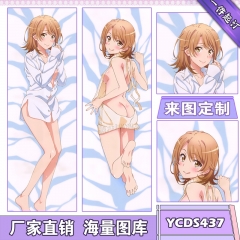 Yahari Ore no Seishun Love Comedy wa Machigatteiru Cartoon Sexy Girl Stuffed Anime Long Pillow 50*150cm