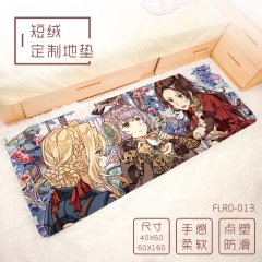 Violet Evergarden Cartoon Fluff Custom Wholesale Printed Anime Carpet 60*160cm