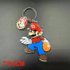 Suoper Mario Bro Cartoon Figures Wholesale Anime Acrylic Keychain