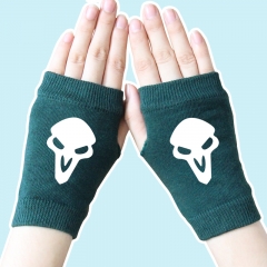 Overwatch Game Bleach Marks Atrovirens Warm Anime Gloves 14*8CM