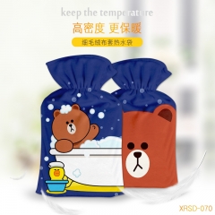Line Bear Brown Cosplay For Warm Hands Anime Hot-water Bag
