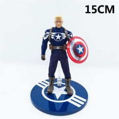 Mezco Captain America Cartoon Toys Wholesale Anime Figure Collectable 15CM