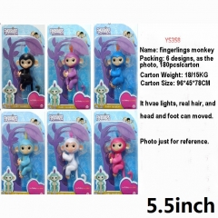 Popular Cartoon Funny Toys Wholesale Anime Figure Fingerlings Monkey