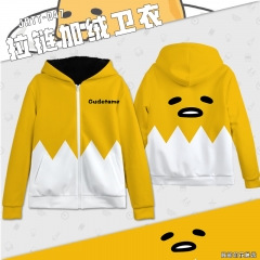 Gudetama Cosplay Cartoon with Brushes Thick Anime Hoodie (S-3XL)