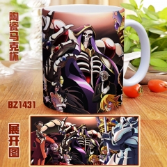 Overlord Cartoon Color Printed Ceramics Anime Mug Cup