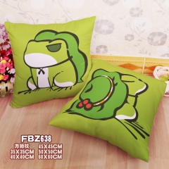 Travel Frog Cosplay Cartoon Chair Cushion Anime Pillow 45x45cm