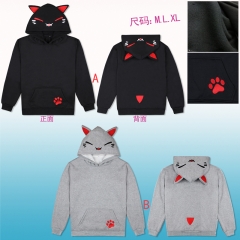 Hot Sale Cute Designs Two Color Can Choose Anime Hoodie