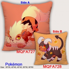 Pokemon Cute Cartoon Soft Good Quality Square Anime Pillow 45*45CM