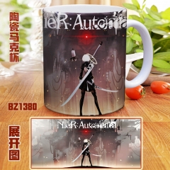 NieR: Automata Color Printing Cartoon Ceramic Mug Anime Cup