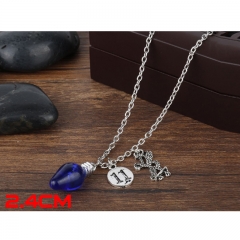 Stranger Things Fashion Jewelry Blue Bulb Anime Alooy Necklace