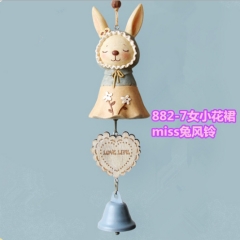 Japanese Cartoon Animal Miss Rabbit Vinyl Toy Anime Windbell Wind Chime